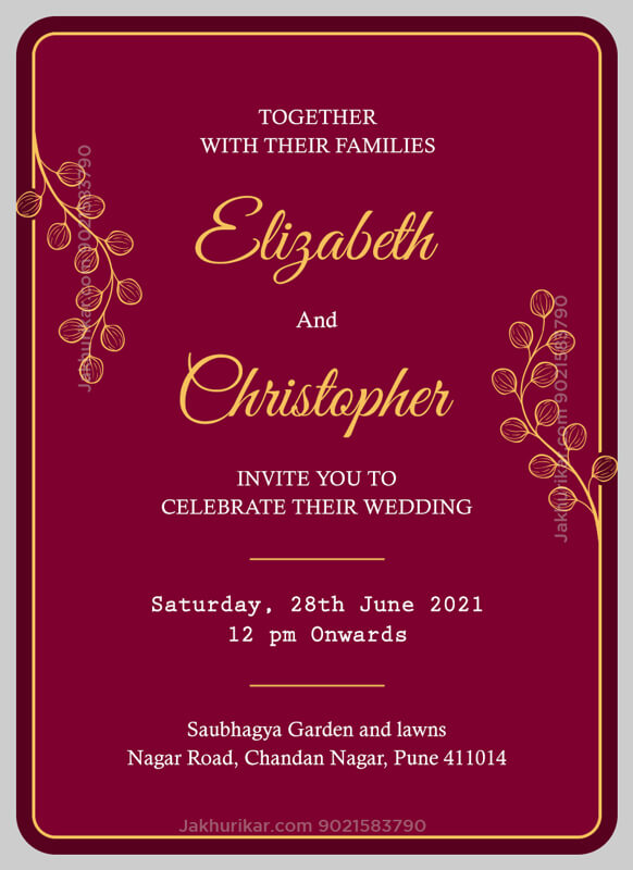  Caricature wedding invitation | floral wedding invitations 